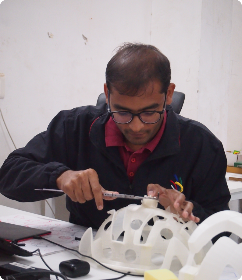 EEG headset final design image two