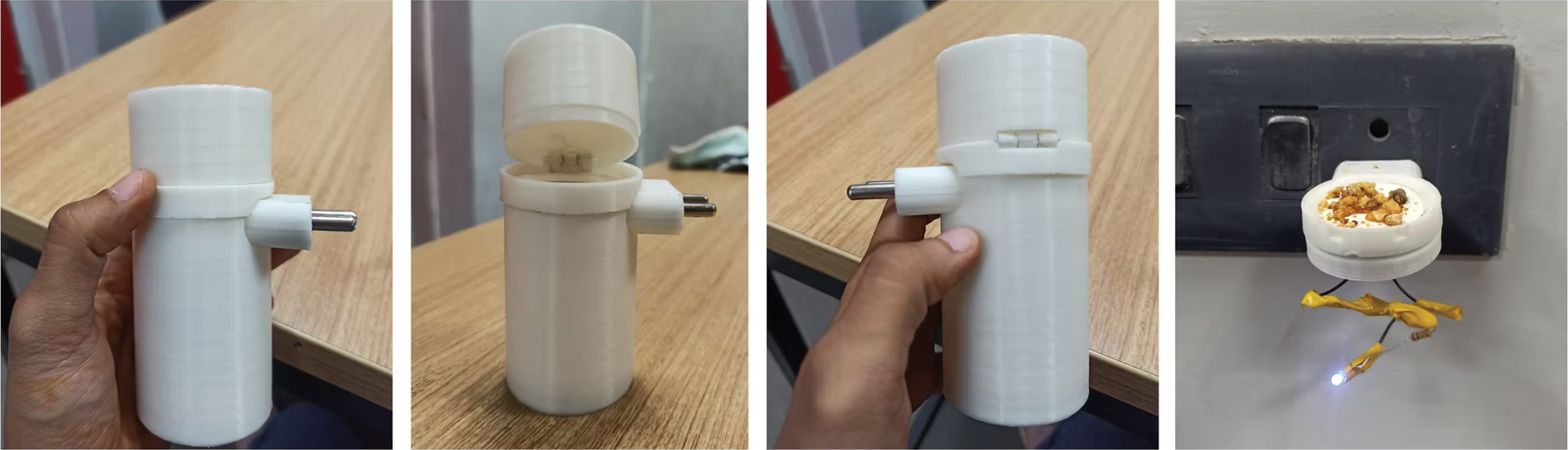 Electric Resin Burner prototyping process strip