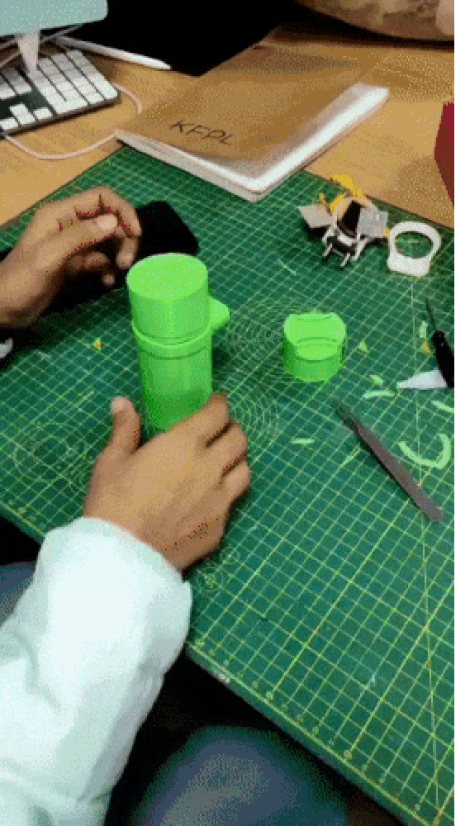 Electric Resin Burner prototype two