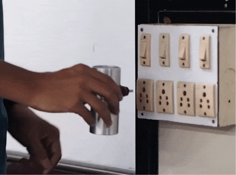 Using the resin burner