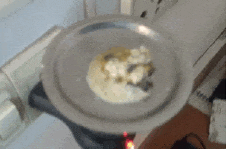 Electric Resin Burner process detail two