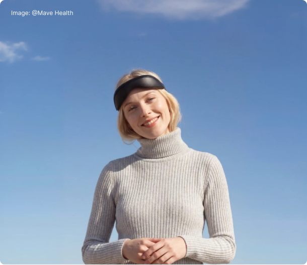 Mave headset user study with a participant