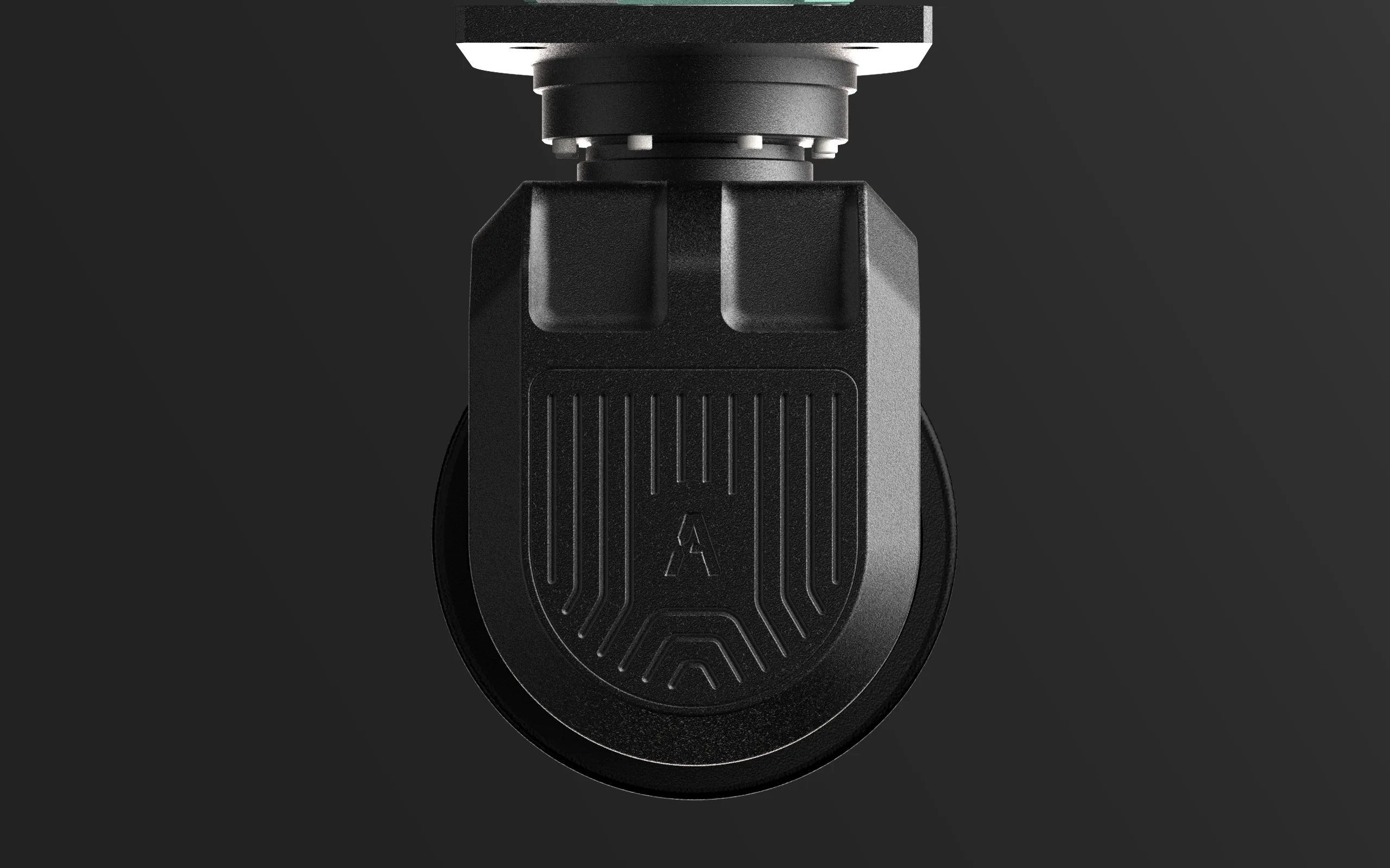Omni Wheel robust cast body detail