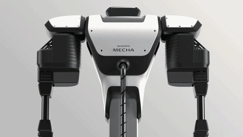 Sherpa Mecha design detail animation two