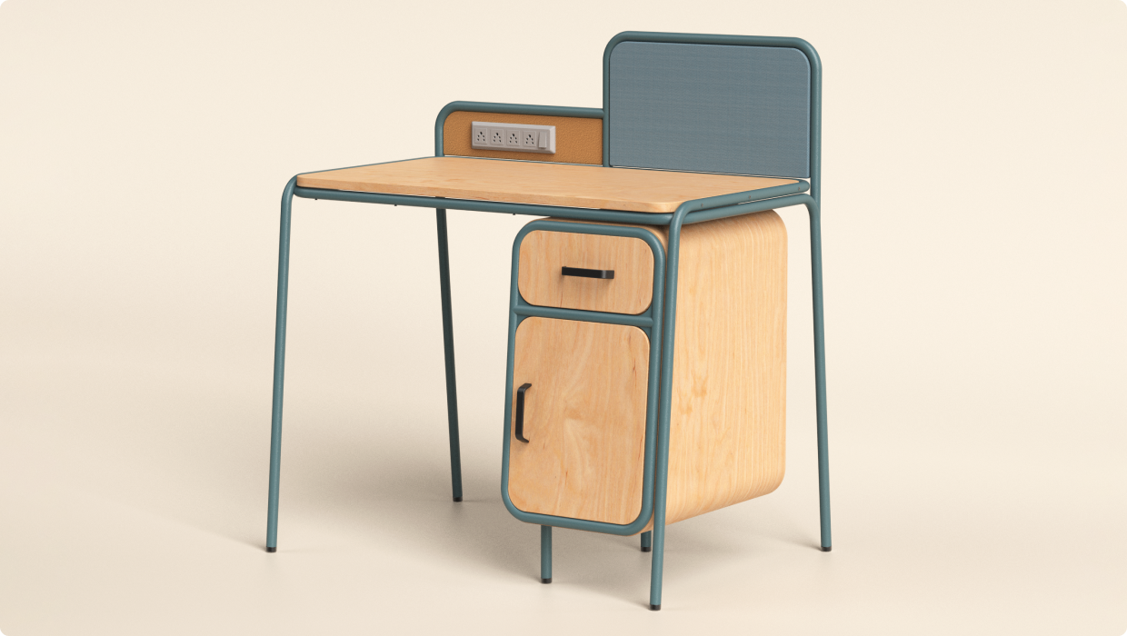 Study table product render
