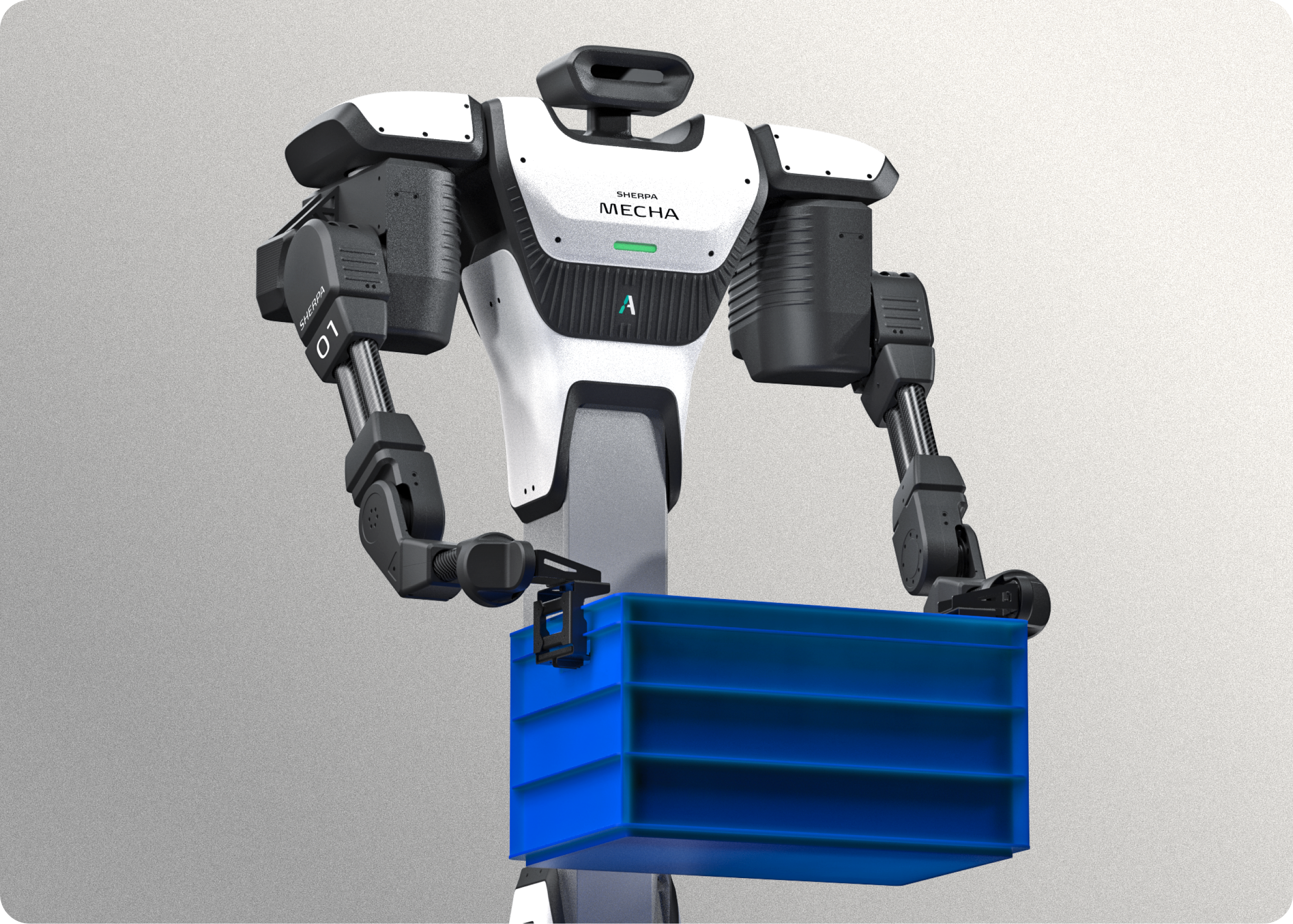 Ati Sherpa Mecha industrial robot shown in a studio render