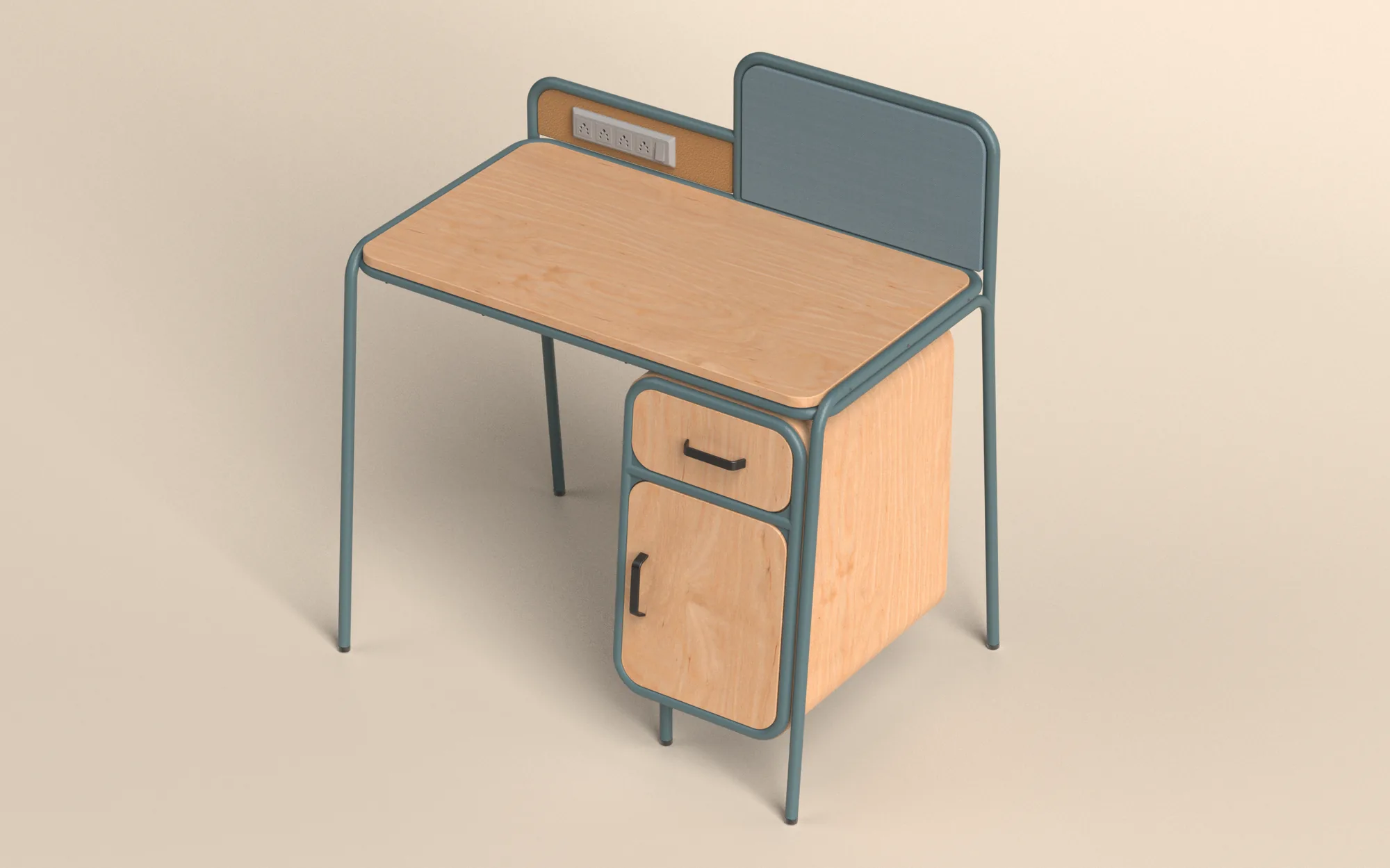 Modular study table concept